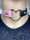 Two-Tone Heart Choker Pink/Black – Kunstleder Halsband ca. 40 cm, Unisex Statement